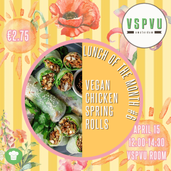 Lunch of the Month #6: Vegan Chicken Spring Rolls
